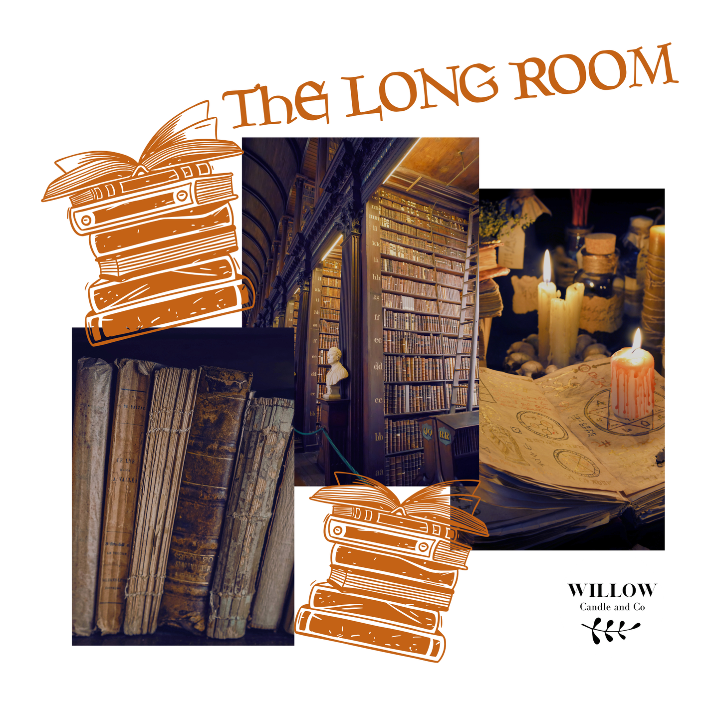 THE LONG ROOM - Vieux livres, fève tonka et cire