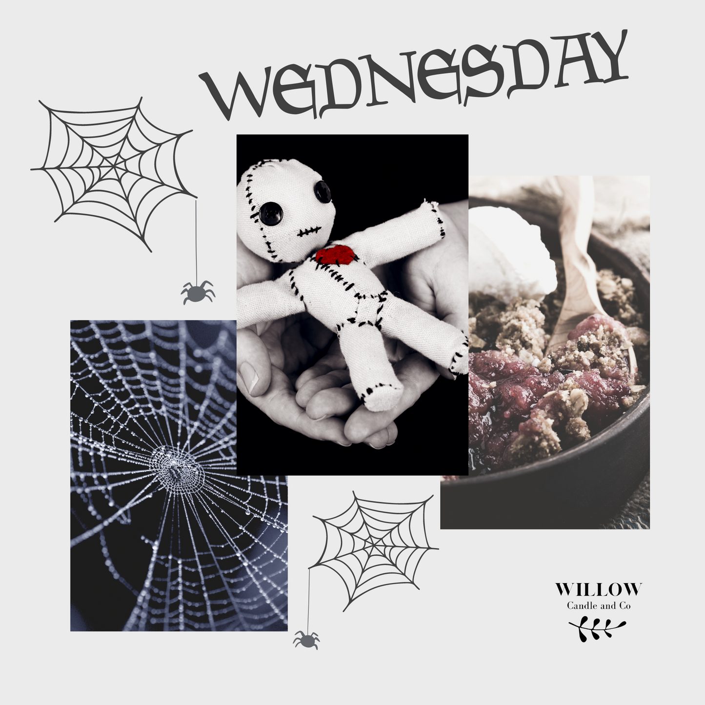 vegan scented candle alt gothic dark aesthetic wednesday addams